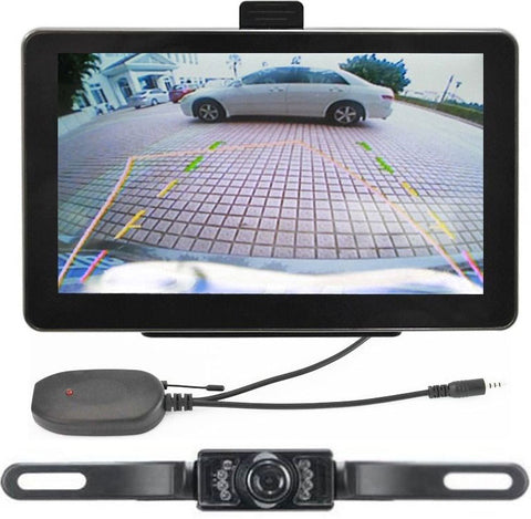 GPS Navigation & Wireless Reverse Bluetooth Backup Camera