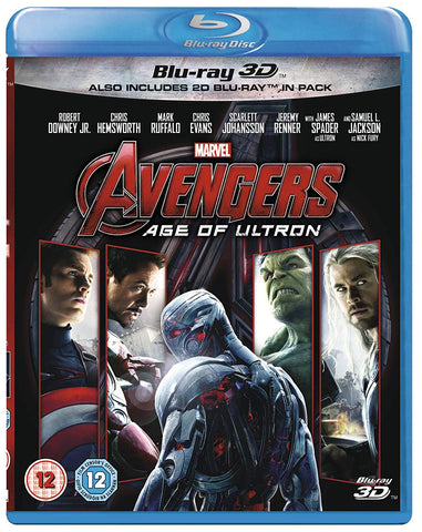 Avengers Age of Ultron 3D Blu-ray