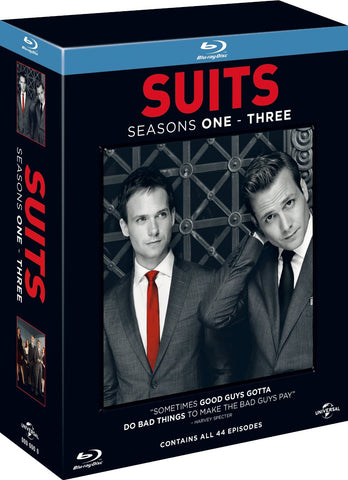 Suits Season 1-3 Box Set - Blu-Ray - Seasons 1 2 3 Collection