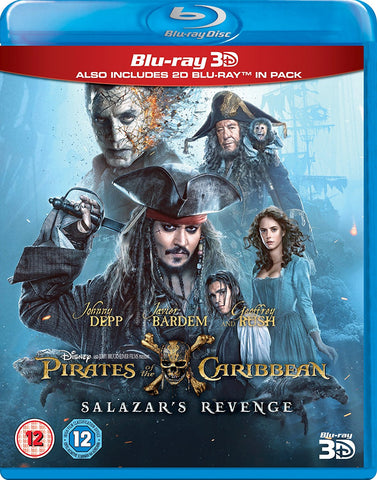 Pirates of the Caribbean: Salazar's Revenge 3D Blu-ray 2017