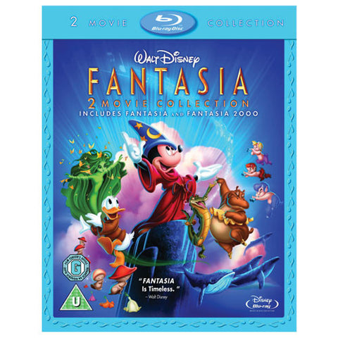 Fantasia / Fantasia 2000 [Blu-ray 2-Disc Set] Double Pack Disney Classic Movies