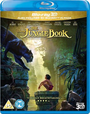 The Jungle Book [Blu-ray 3D] [2016]  [Region Free]