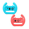 Image of Switch Wheel, Proslife Dobe Joy Con Steering Wheel Grips for Switch Controller(2 Pack, Neon Red/Blue)