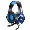 Image of BlueFire Professional 3.5mm PS4 Gaming Headset Headphone with Mic and LED Lights for PlayStation 4, Xbox one,Laptop, Computer (Blue)