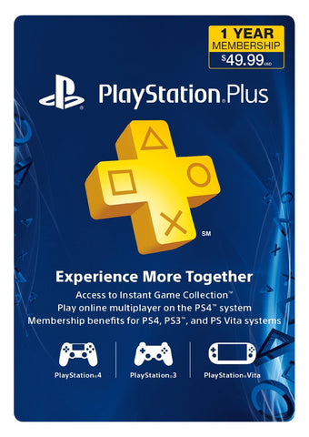 1 Year PlayStation Plus Membership - PS3/ PS4/ PS Vita [Digital Code]