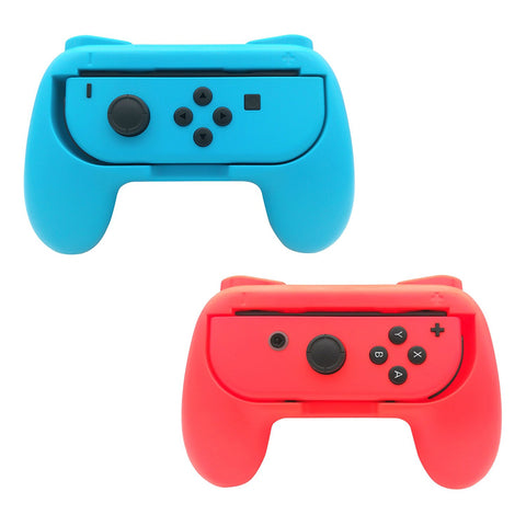 FastSnail Joy-Con Grips for Nintendo Switch, Wear-resistant Joy-con Handle for Switch, 2 Pack (Red and Blue)