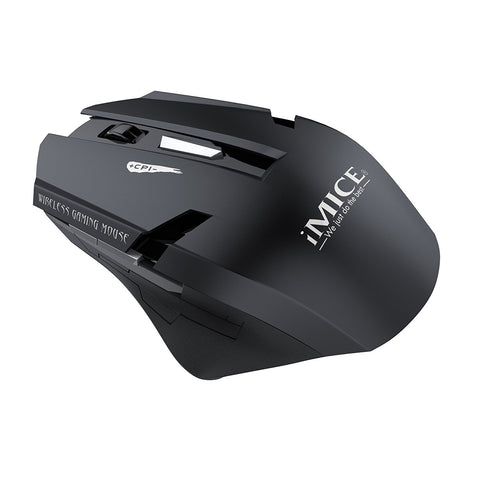 Mxstudio 2.4 GHZ Slim Wireless Mouse with Nano Receiver, Noiseless and Silent Click for PC, Laptop, Tablet, Computer, and Mac, Black