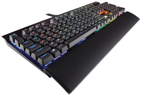 CORSAIR K70 LUX RGB RAPIDFIRE Mechanical Gaming Keyboard - USB Passthrough & Media Controls - Fastest & Linear - Cherry MX Speed - RGB LED Backlit