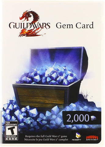 Guild Wars 2 2000 Gem Card - PC