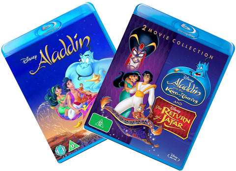 Aladdin Triple Pack [Blu-Ray] 1-3 - Aladdin + Aladdin King of Thieves + Aladdin the Return of Jafar