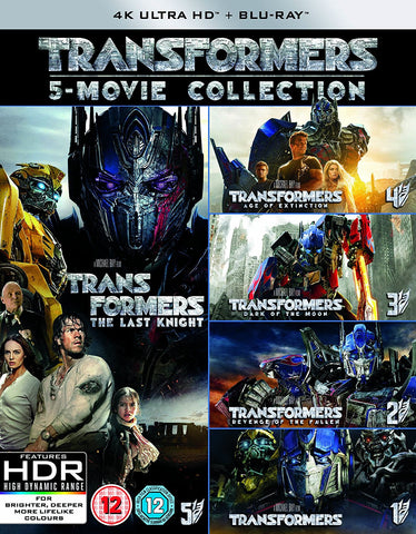 Transformers: 5-Movie Collection [Blu-ray] 4K