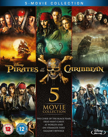 Pirates of the Caribbean: 5 - Movie Complete Collection [Blu-ray]