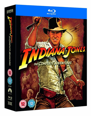 Indiana Jones The Complete Adventures [Blu-ray] 1-4 Box Set Collection
