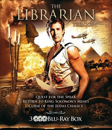 The Librarian Trilogy - 3-Disc Set ( The Librarian: Quest for the Spear / The Librarian: Return to King Solomon's Mines / The Librarian: The Curse of the Ju [ Blu-Ray, Reg.A/B/C Import - Netherlands ]