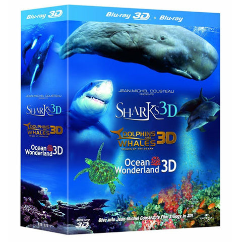 Jean-Michel Cousteau’s Film Trilogy 3D (3 Discs) [Blu-ray]