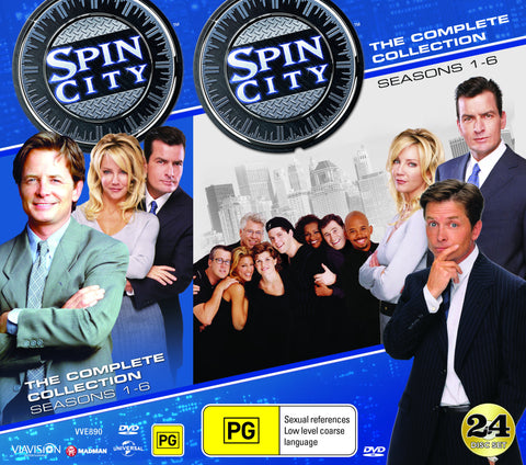 Spin City DVD Box Set Collection Complete Seasons 1 - 6